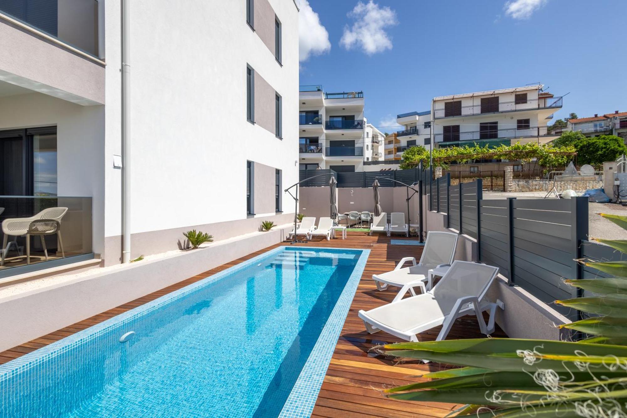 Adriatic Garden Apartments Округ Горни Экстерьер фото